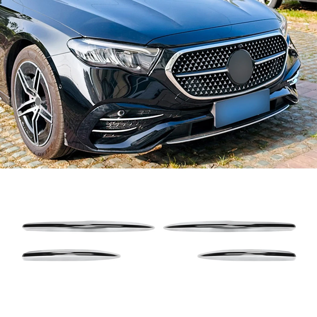 Separador de alerón de parachoques delantero, cubierta embellecedora de rejilla de entrada de aire para mercedes-benz Clase E W214 S214 AMG Line 2024-2025, estilo de coche