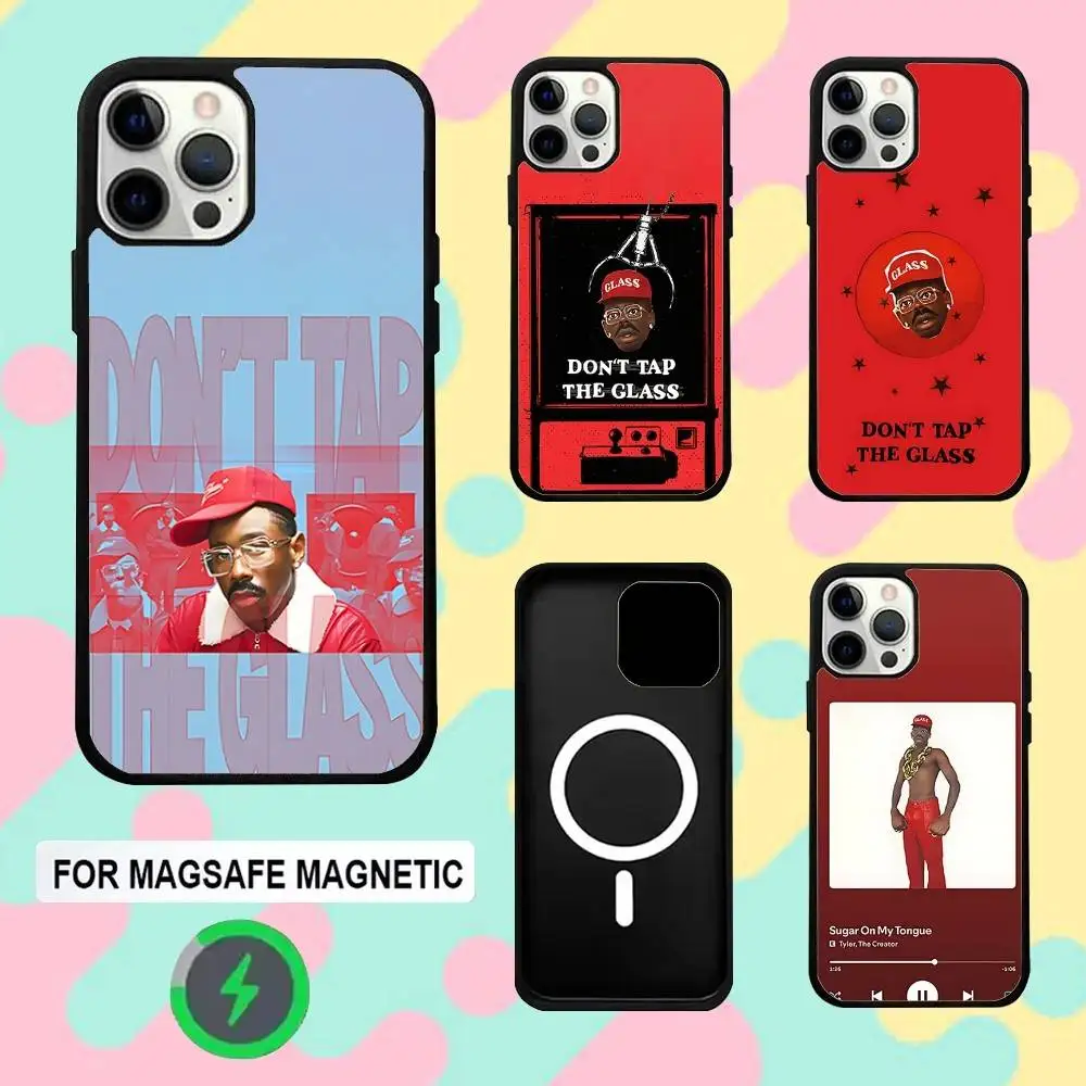 

T-Tyler DONT TAP THE GLASS Phone Case For iPhone 16e,16,15,14,13,12,11,Plus,Pro,Max,Mini Magsafe Magnetic Wireless Charging