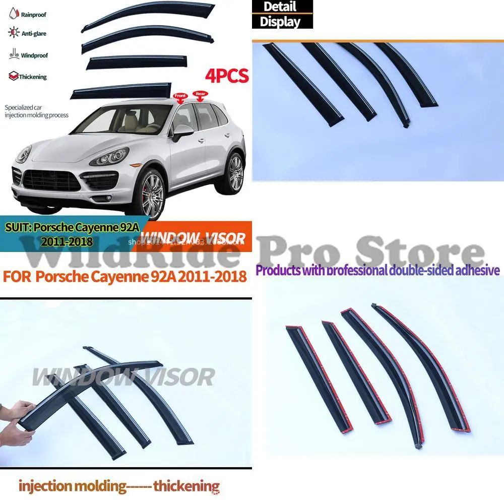 

1 комплект для Porsche Cayenne, козырек от дождя, козырек 92A 2011-2018