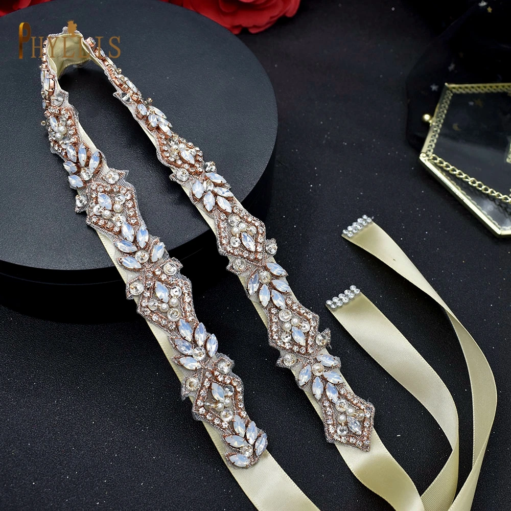 S10 Rhinestone Bridal Belt Wedding Sash Belt Woman\'s Formal Dress Belt Party Dress Belt Wedding Accessories Bride Waist Belts