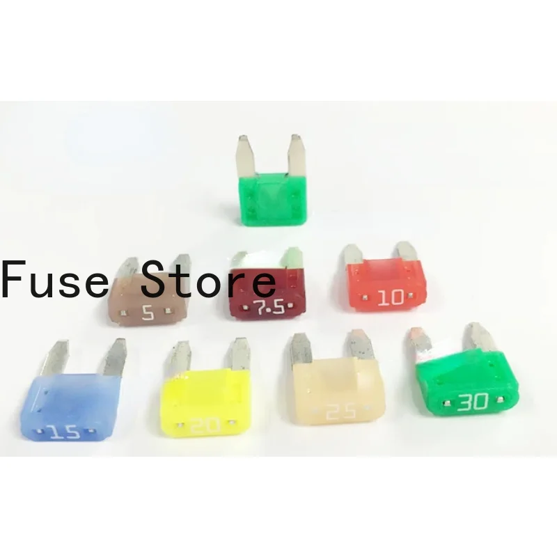 10PCS Small Pointed Foot Fuse Car Insert  0297030 32V 30A