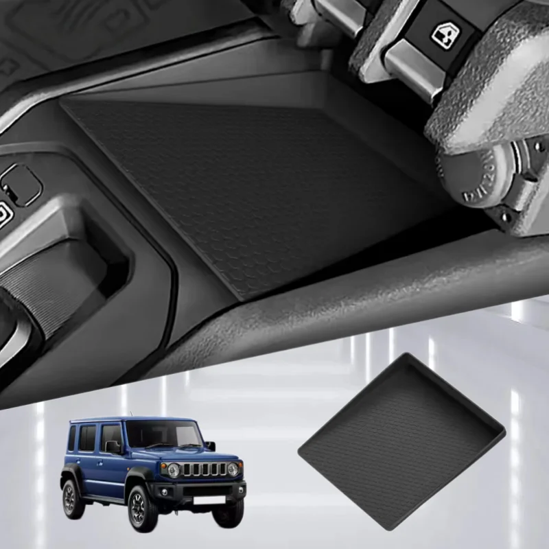 for Suzuki Jimny 2024-2025 Central Control Storage Box Pad Protective Mat Car Interior Accessories Organizer Tidying Box Tray