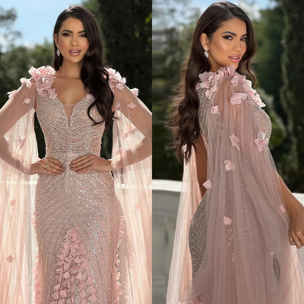 Robe de soirée formelle élégante, personnalisée, droite, col en v, scintillante, délicate, sur mesure, robe de soirée moderne à la mode