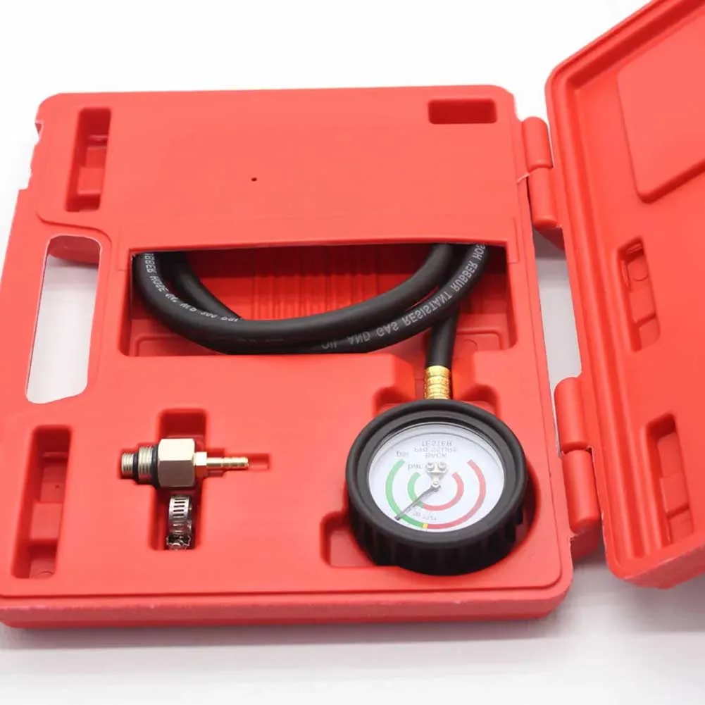 Car Repair Exhaust Back Pressure Tester Kit Steel Hose Gauge For Diesel Car Truck Automotive Diagnostic Service Tools