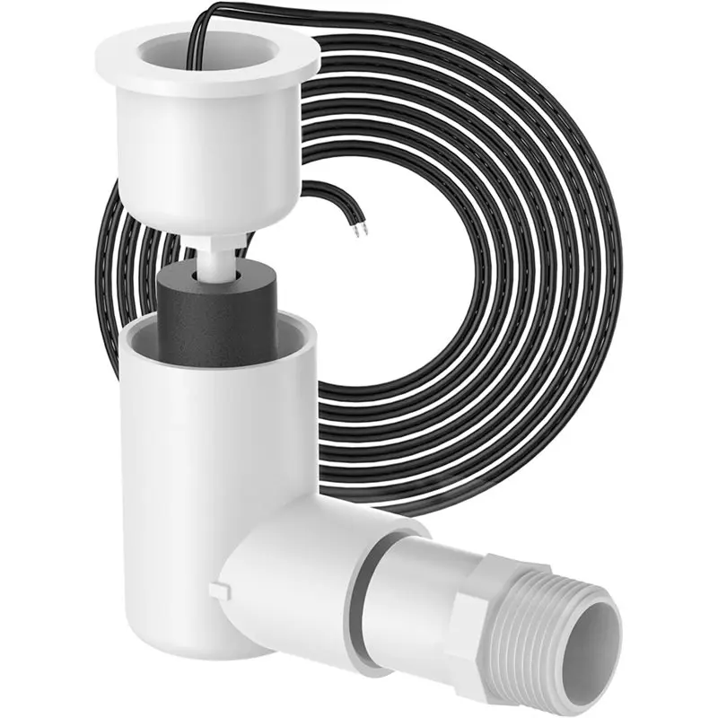 

【RECOMMEND】For HVAC Drain Pan Float Switch, SS2 Float Switch L Shape Safe-T-Switch For AC Condensation Outlet Detection, Clogged