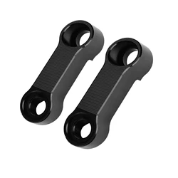 2Pcs Motorcycle M10/M8 Rearview Mirrors Extension Adapter Aluminum Alloy Base Screw Bracket Motorbike Accessories