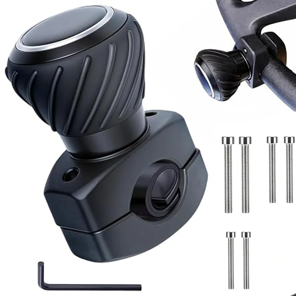 Steering Wheel Knob, Universal Car Suicide Knob Power Handle Spinner Fit for Steering Wheel, Cars, Semi Truck, Forklifts