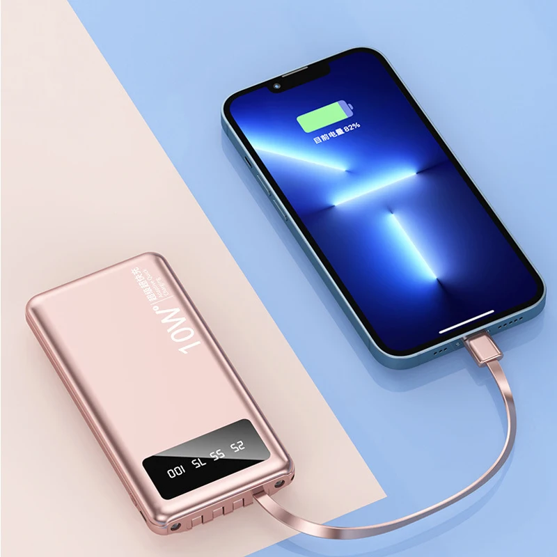 Batterie externe portable à charge rapide, 20000mAh, pour iPhone 14, Xiaomi, Samsung, Huawei