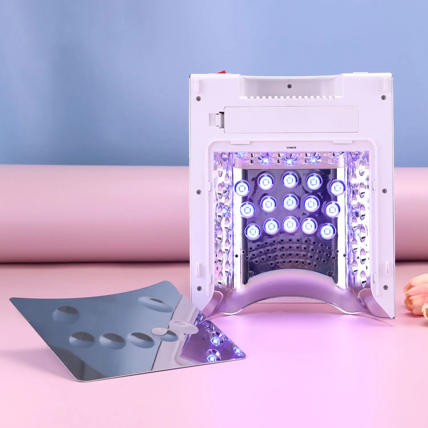 2025 neue Meerjungfrau Farbe Gel Nagel Trockner Großhandel Professionelle Starke Leistung 128 W Wiederaufladbare Cordless Cure UV LED Nagel Lampe