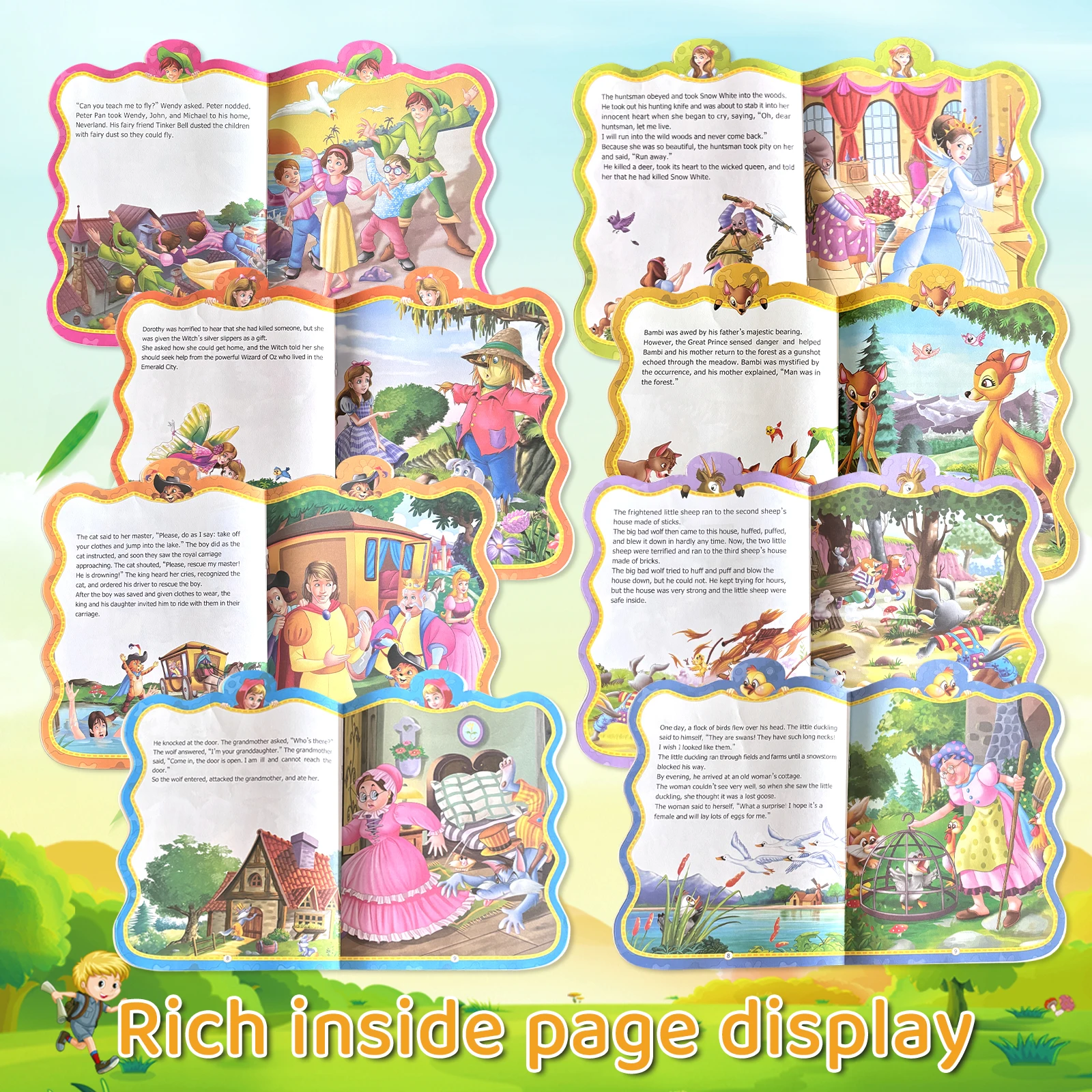 

A Set Of Eight Arabic Children's Fairy Tale Books Libors Bedtime Reading Educational Enlightenment Preschool Education Gift