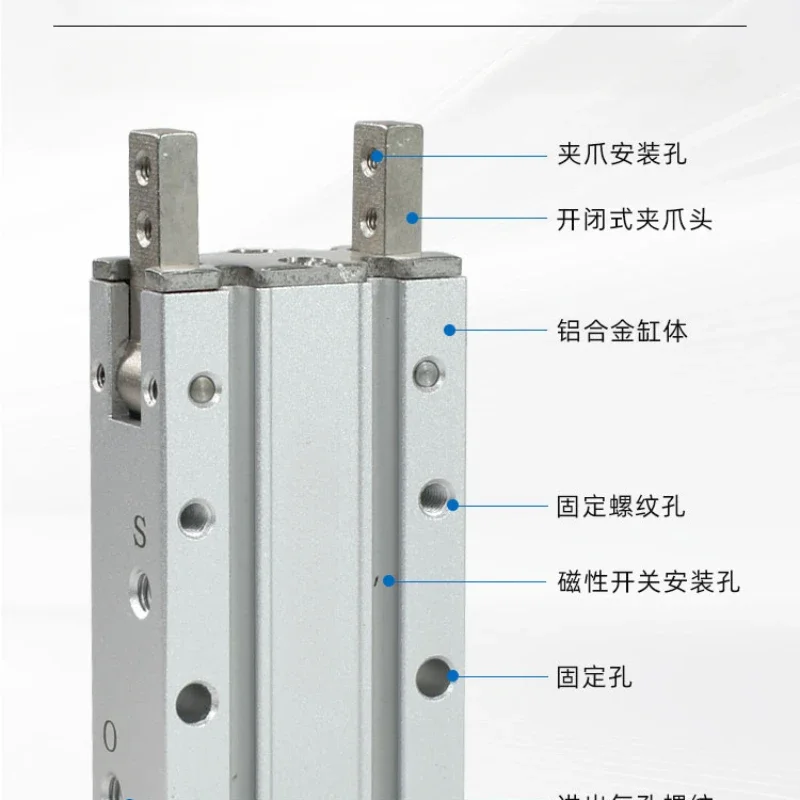 

Pneumatic Finger Cylinder MHY2/MHC2/MHL2-16D/10D/20D/25D/32D/40 Clamp Jaws