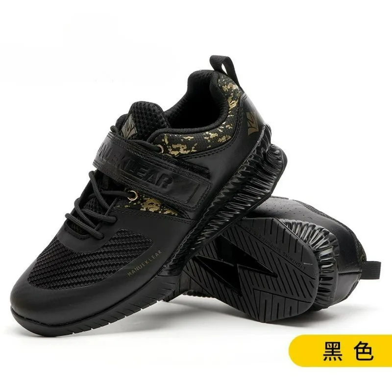 Marca de luxo sapato de treinamento de peso qualidade superior sapatos de ginásio indoor homens designer sapatos de agachamento dos homens sapatos de peso de borracha