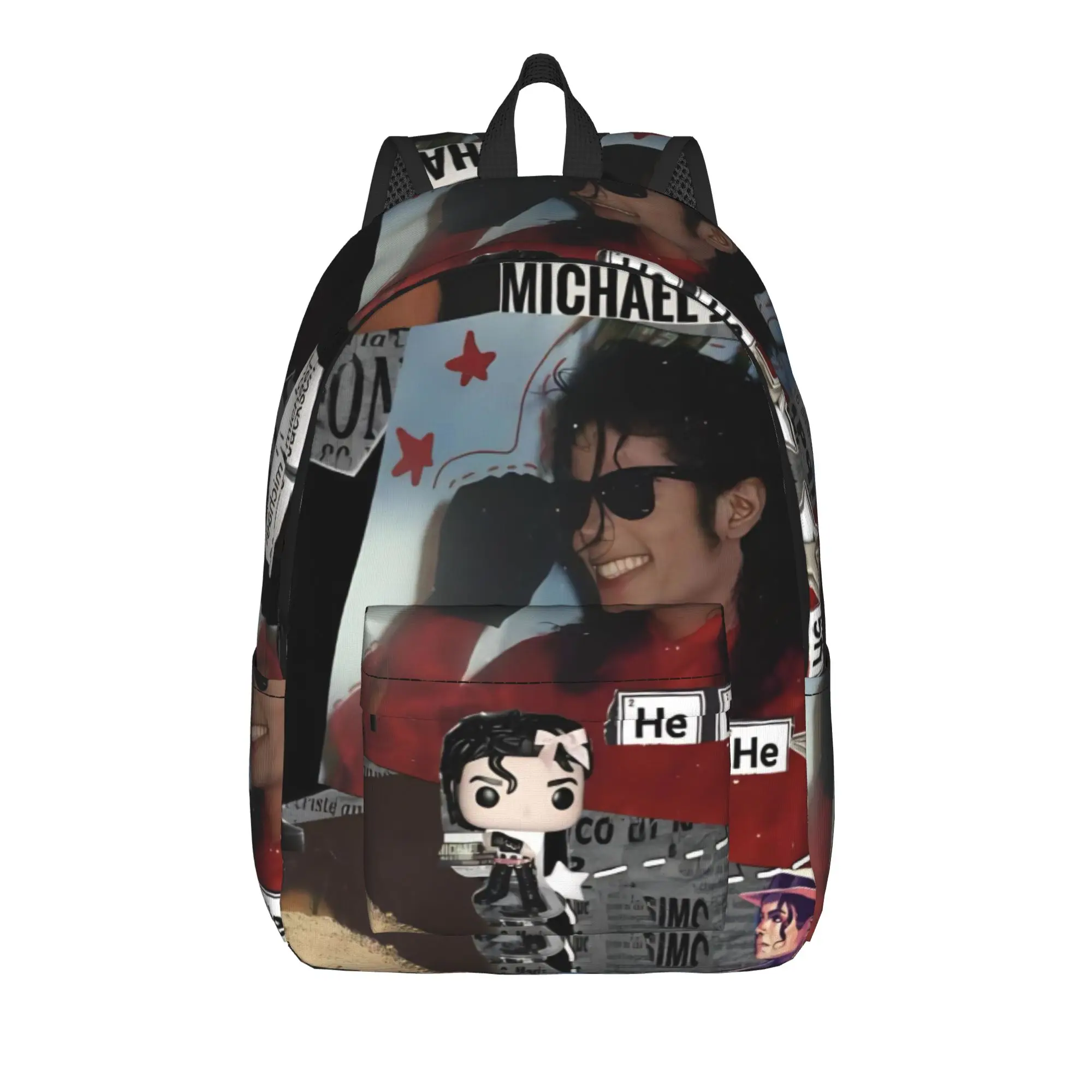 Michael Jacksons Musical Movie 2026 Backpack for Men Women Fashion High School Business Daypack  Laptop Canvas Bags Lightweight