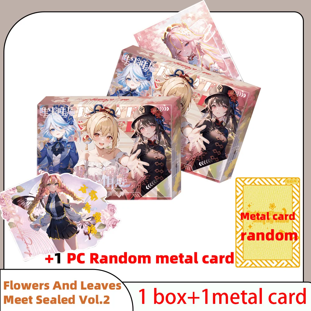 Goddess Story Flowers And Leaves Meet Sealed Vol.2 Collection Card CCG Waifu Box Sexy Card