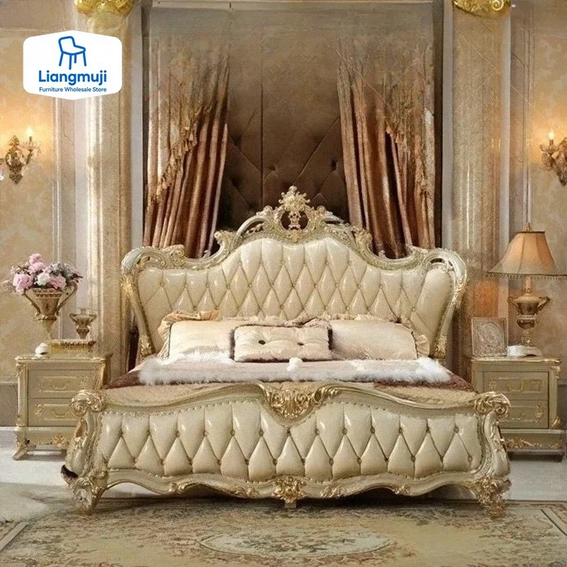 

Роскошные каркасы кроватей в скандинавском стиле Master Queen King, современный салон, каркасы кроватей, деревянная спальня, мебель Letto Matrimoniale Multifunzione