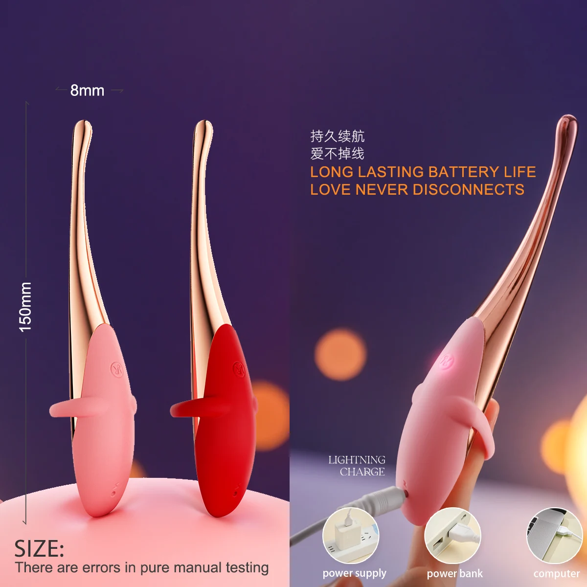 G-point هزاز للإناث الحلمة البظر المهبل محفز متعدد التردد بالموجات فوق الصوتية الاهتزاز الاستمناء الجنس لعب الكبار #5