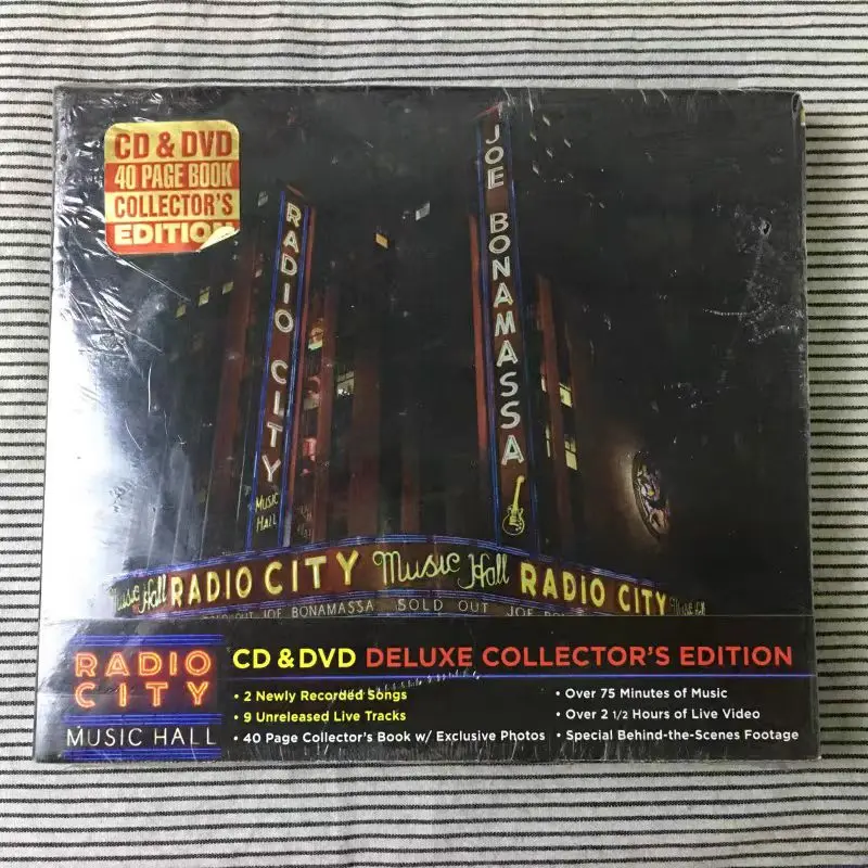 

CD Joe Bonamassa – Live At Radio City Music Hall (набор CD/DVD) 2015 г. Альбом Blues-Rock Live с Bonus Footage