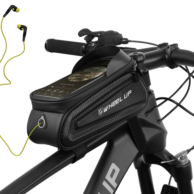 Wheel up Bike Bag Front Handlebar Bag with Tire Repair Tools Rainproof 7inch Mobile Phone Case Top Tube Bag Set New