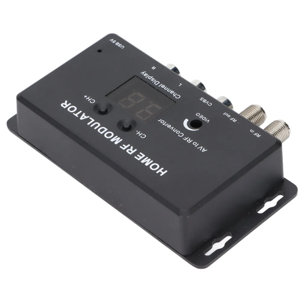Durable PAL/NTSC UHF Modulator AV to RF Modulator RF Converter Audio and Video To RF Channel Home Use