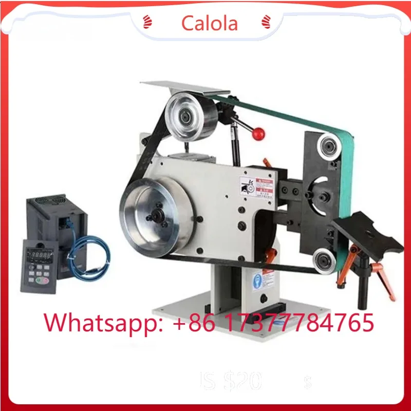 

Multi-function Electric Belt Sander Standing Lying Design Wide Desktop Metal Polishing Machine