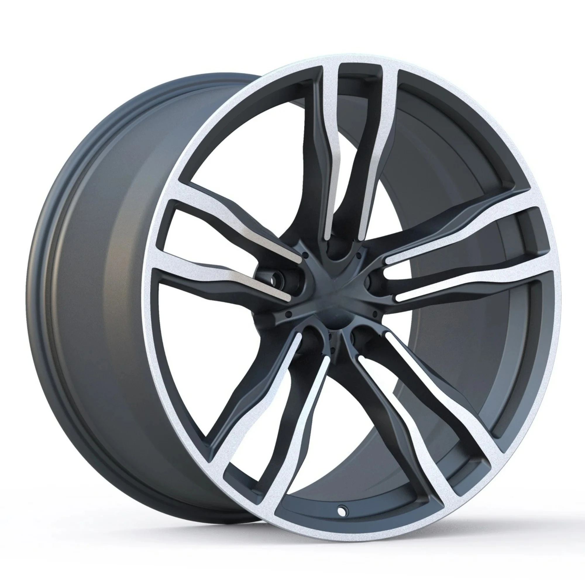 YQ 5X108 5X112 5X114.3 5X120 Alloy Passenger Car Forged Wheels for Mercedes Benz BMW Audi 17 18 19 20 21 22 Inch Alloy Wheels