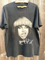 Retro Erykah Badu Vintage T-Shirt Gift For Fan LAN4846 Camiseta Short Sleeve Clothing Harajuku