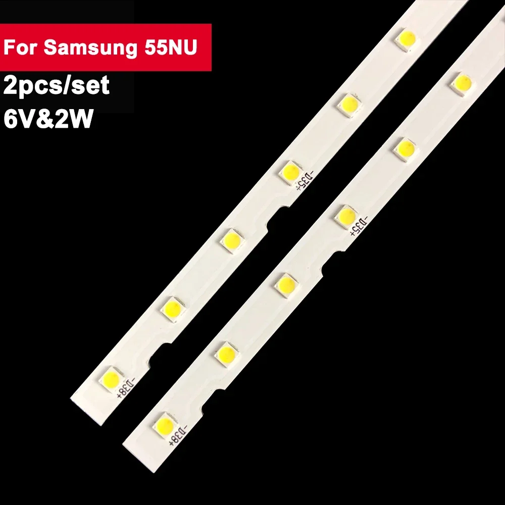 2 pz/set 540mm 38 lampada 6V TV striscia di retroilluminazione a Led per Samsung 50NU TV Repair muslimatexayjl. E500K2330 408BS R7P M HF