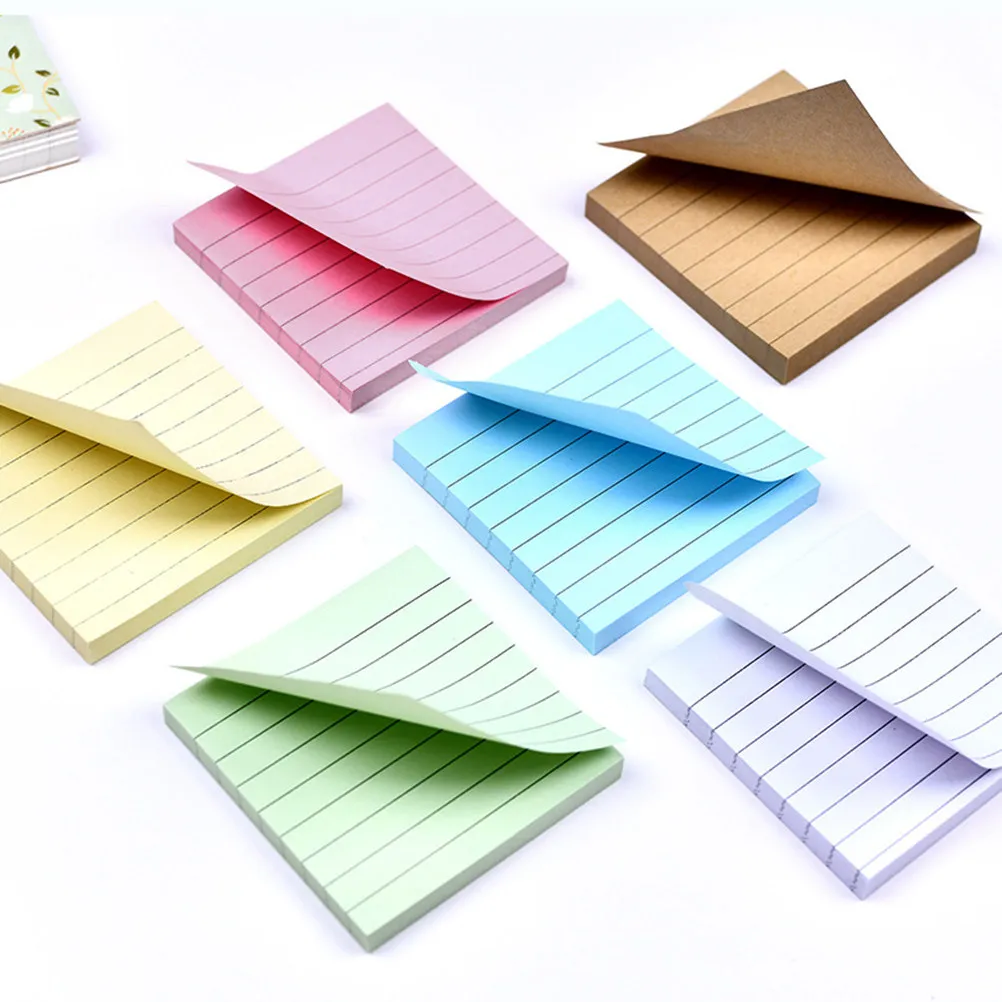 12Pcs Mini Memo Note Pad Candy Color Pocket Notepad Ruled Lines Small Notebook Office School Supplies Checklist Daily Writing