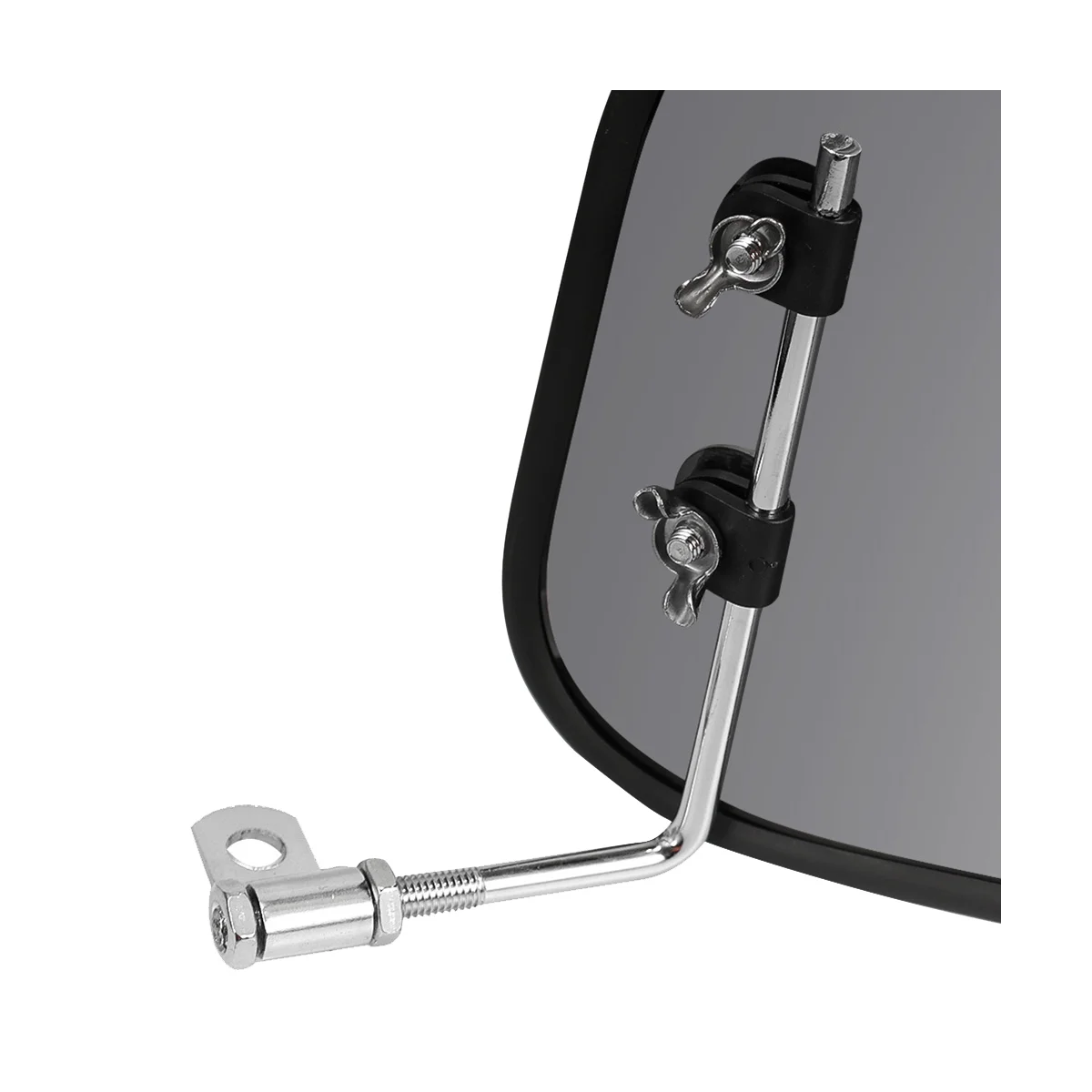 General Motorcycle Retro Modified Oval Gray Windshield Suitable for New Continent S07 Electric Car