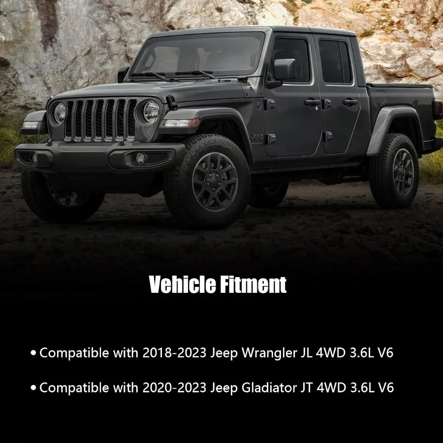 Kit Asupan Udara Dingin dengan Pelindung Panas Dirancang untuk Peningkatan Performa pada Model Jeep Wrangler JL dan Gladiator Tahun 2018-2023