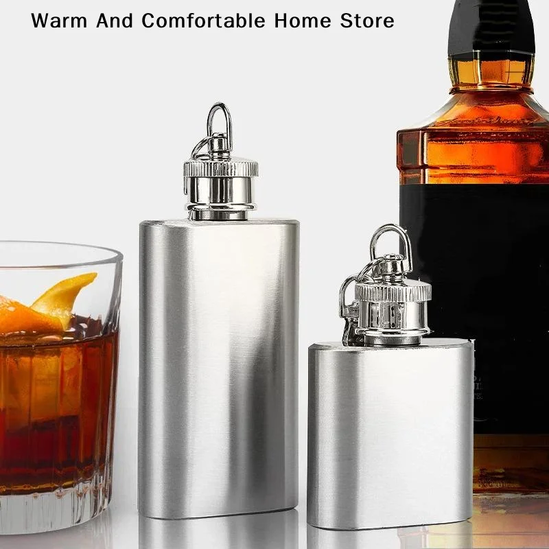 【W】1/2/4/7/8 Oz Stainless Steel Hip Flask With Funnel Pocket Hip Flask Alcohol Liquor Hip Flask Screw Cap