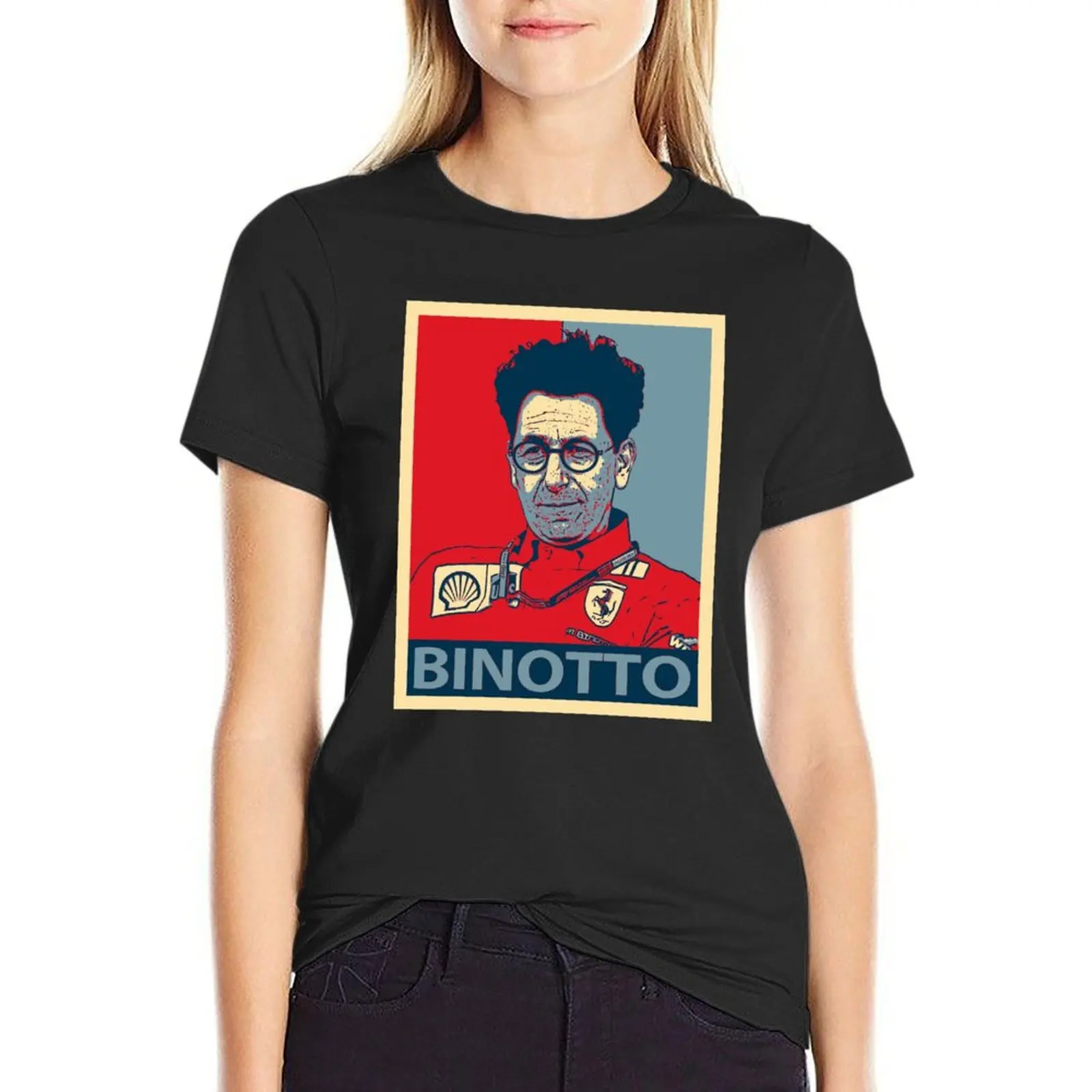

Футболка Mattia Binotto с короткими рукавами, одежда с изображением принца в стиле каваи, футболка, платье для женщин, большие размеры