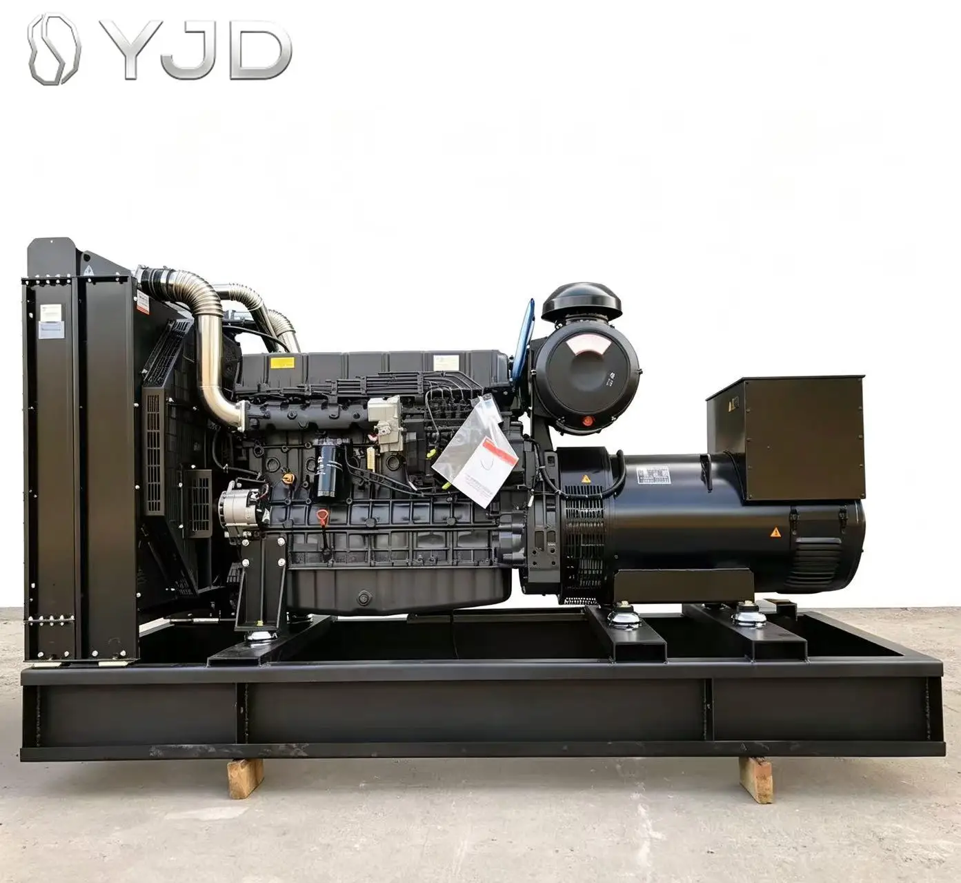 Shang-chai SDEC 6ETAA12.8-G310 450KW 560KVA Open Frame Water Cooled Diesel Generator Set 220V DC Electric Start