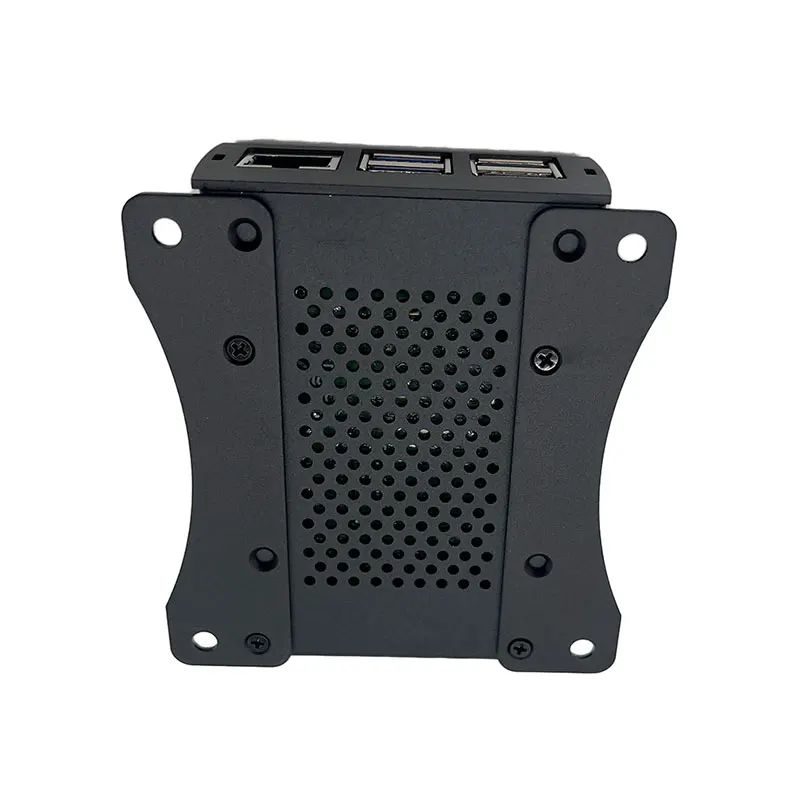 Raspberry Pi 5 Aluminum Case Black Metal Shell Housing Optional  Active Cooler for RPI 5 Pi5