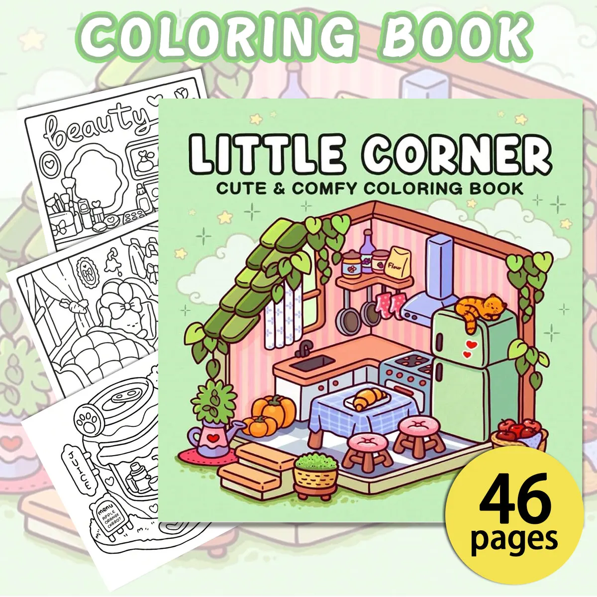 Lala Friends Coloring Books, Charming Scenes, Easy Coloring, For Home Parent - Child DIY, Relax, Unwind, Boost Creativity
