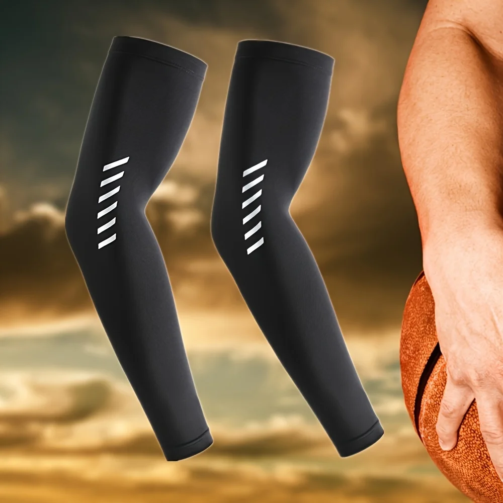 

1 Pair Summer Finger Sleeve Ice Cool Wearing High Elastic Elbow Spring Outdoor Riding Fingerless Fishing Custom Ice Silk Sleeve
