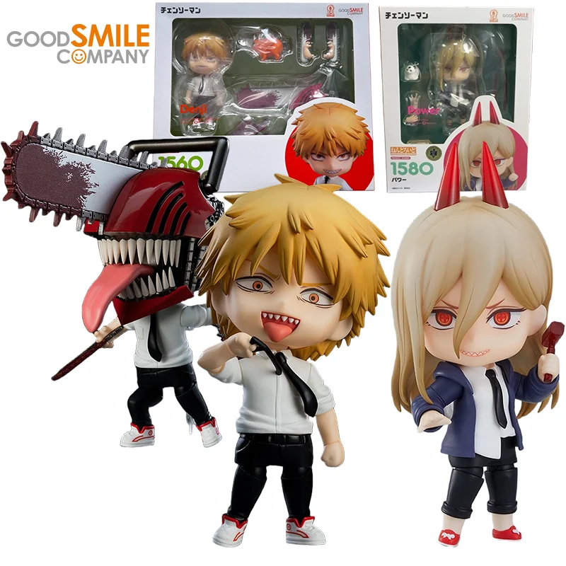 GSC Nendoroid سلسلة Denji/قوة عمل أرقام بالمنشار رجل أنيمي أطقم منمذجة لعب للأولاد مجموعة الصندوق الأصلي