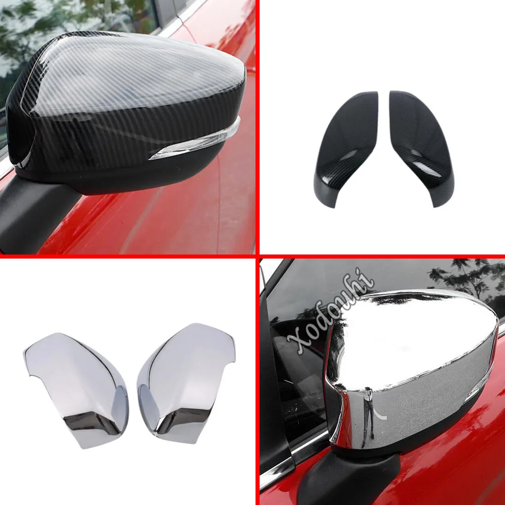 

Car Back Rear View Eyebrow Side Door Mirror Cover Stick Trim Frame For Mitsubishi Eclipse Cross 2017 2018 2019 2020 2021 2022