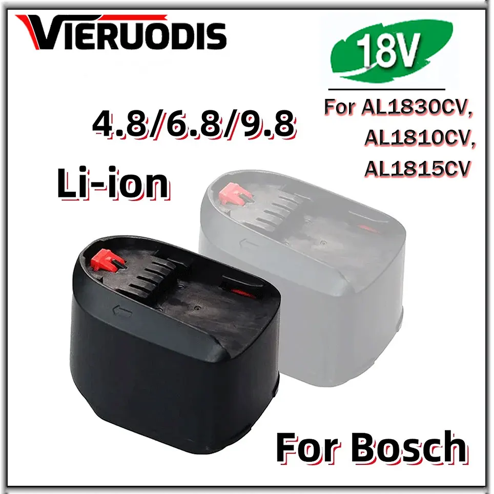 

4.8Ah/6.8ah/9.8Ah для Bosch Li-Ion 18V Akku PBA PSB PSR PST Home & Garten Werkzeuge (nur Typ C) AL1830CV AL1810CV AL1815CV 6800mAh