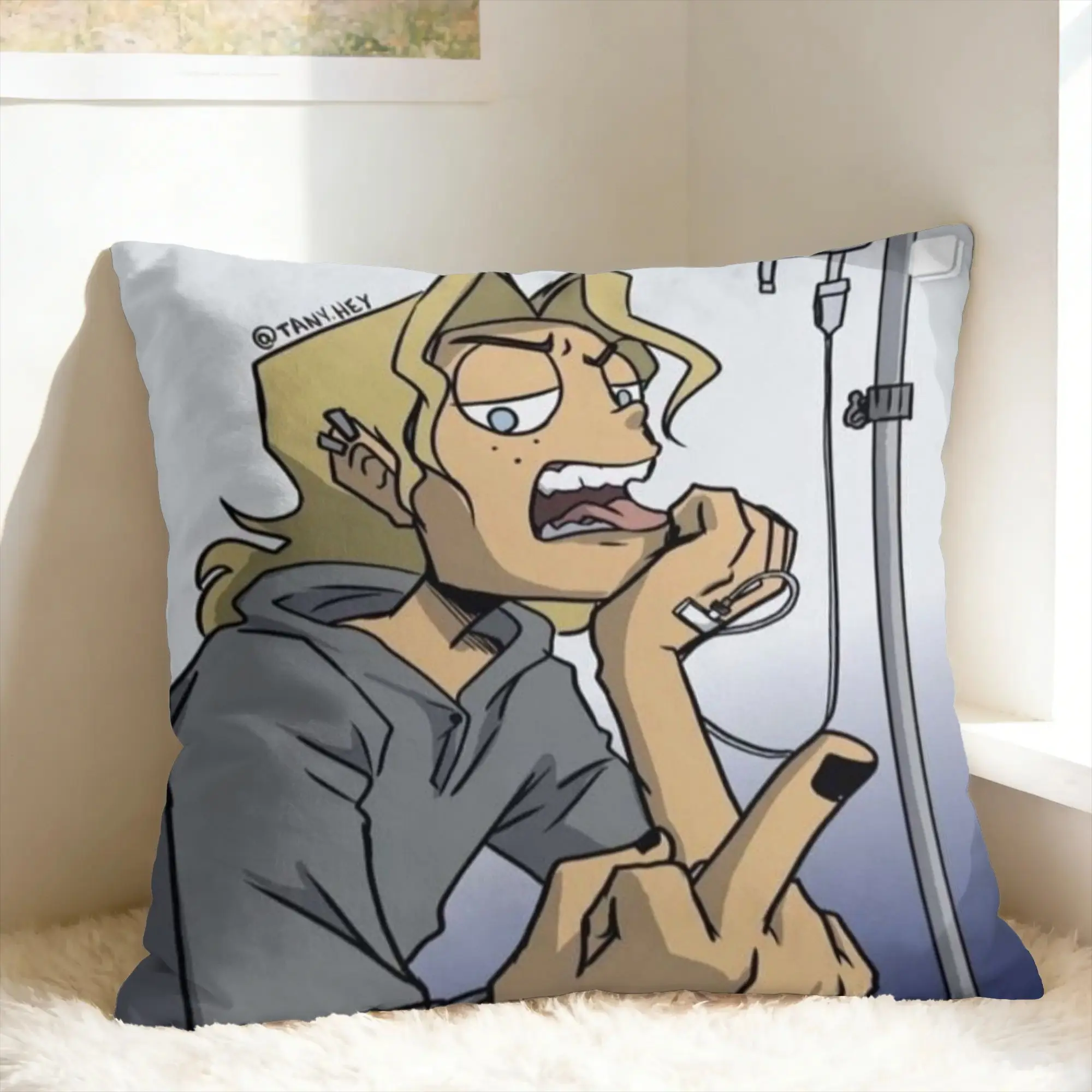 Metal Family Dee 2 Pillow Cover  Comfy Cushion Cover Novelty Pillow Case For Living Room Sofa