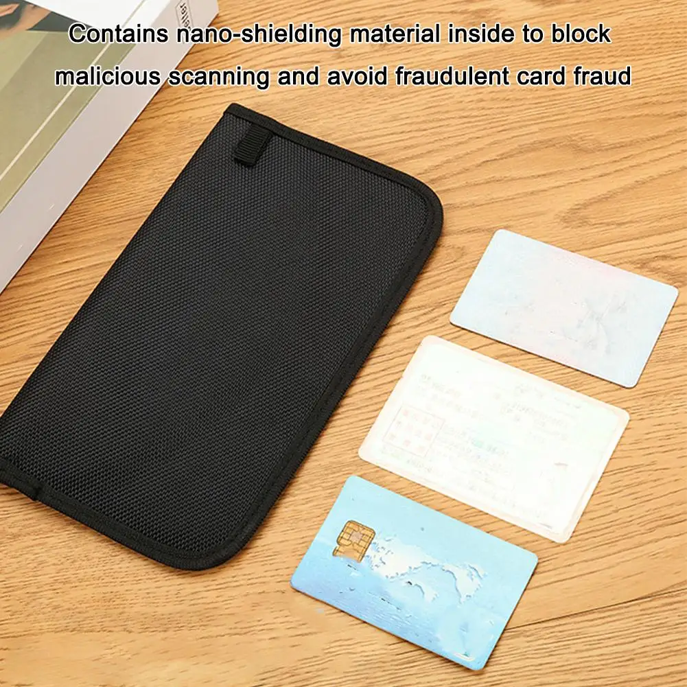Mobile Phone Signal Shielding Bag For Mobile Phones Within 6.5 Inch Safe Blocking Bag Car Key Signal Blocker Case Anti Tracking