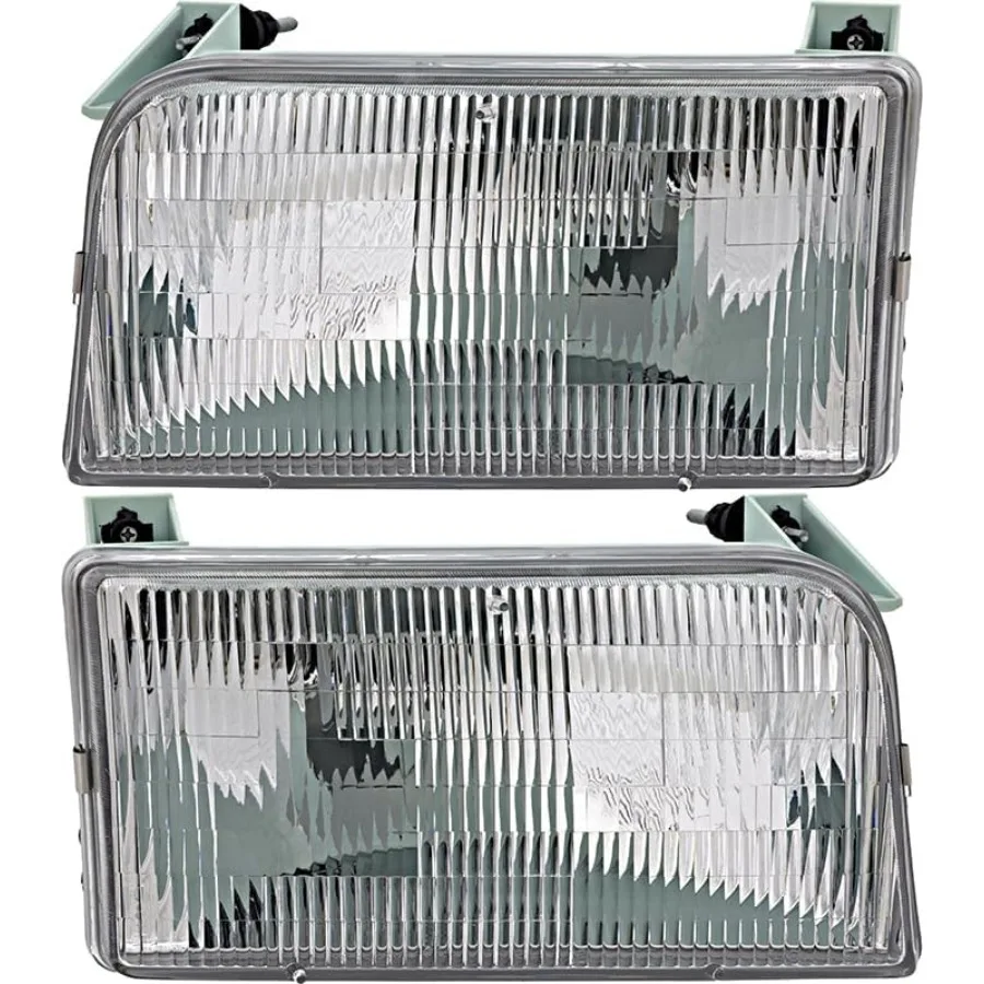 

Для F350 19921998 F150F250 Bronco 19921996 Комплект галогенных ламп для фар с высокой видимостью и прочным дизайном для улучшения N