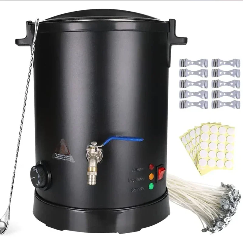 For 8L DIY Large wax melting machine is used for candle making, and the electric  container