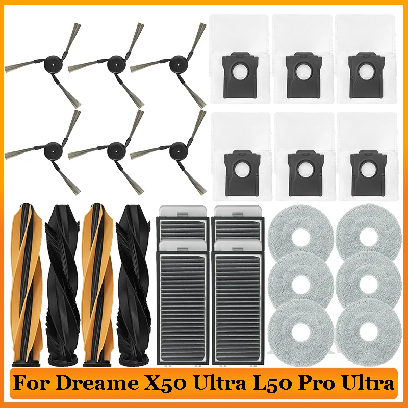 

Fit For Dreame X50 Ultra / S40 Enhanced Edition / Dreame L50 Pro Ultra / MOVA V50 Ultra Main Brush Vacuum Cleaner Parts