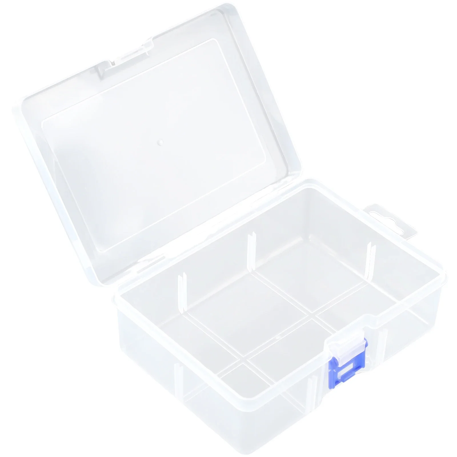 Large-capacity Transparent  Storage Box Plastic Cosmetics Holder Dustproof Case Container For Nails Make-up Pills