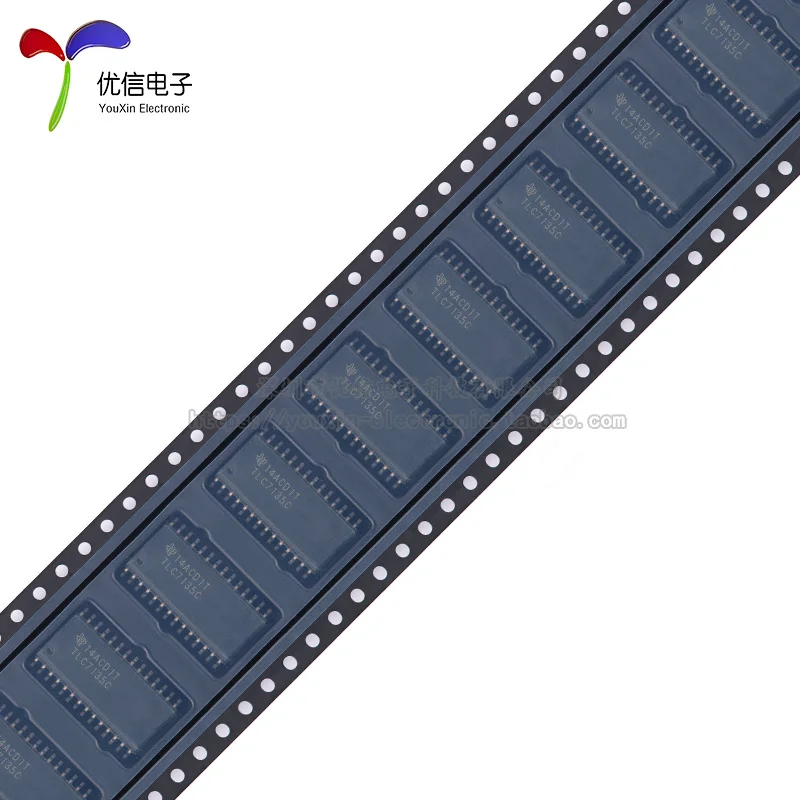 5PCS [Uxin Electronics] original authentischer TLC7135CDWR SOIC-28 4,5-Bit-ADC-Chip