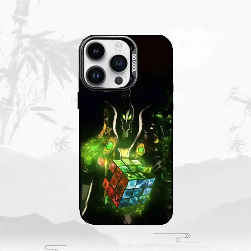 حافظة هاتف رائعة D-Dota 2 لهاتف iPhone17,16,15,14,13,12,11 Plus، Pro Max غطاء أسود غير لامع مقاوم للصدمات #3