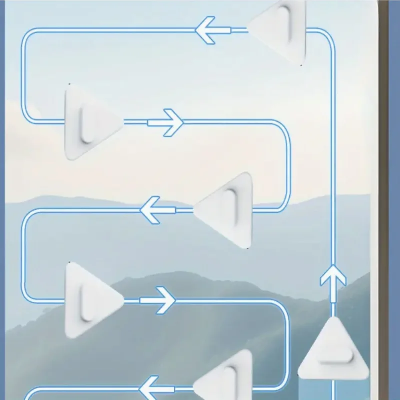 

Powerful Magnetic Double-Sided Window Cleaner for High-Rise Buildings - Durable Plastic Glass Cleaning Tool for Living Rooms, Be