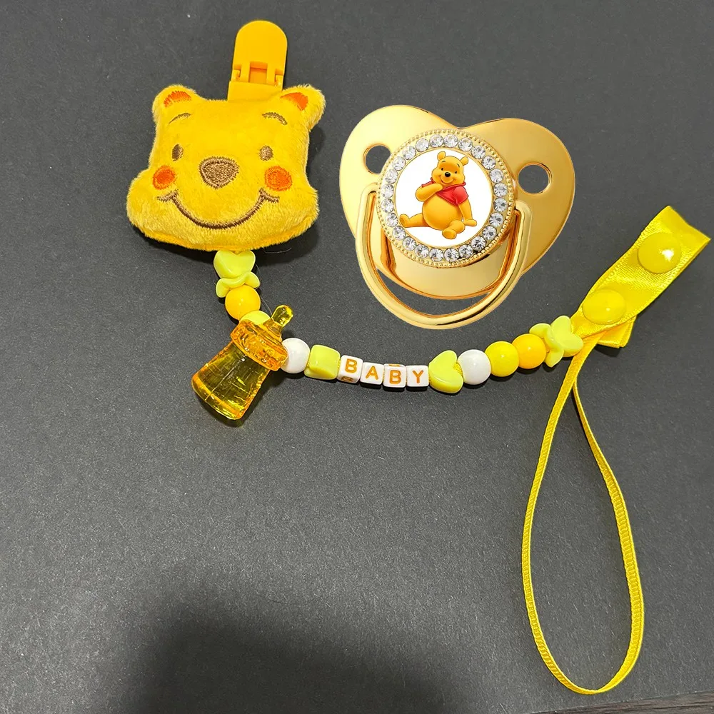 

Newborn Cartoon Pacifier & Pacifier Chain Set for 0-12 Months Infant Baby