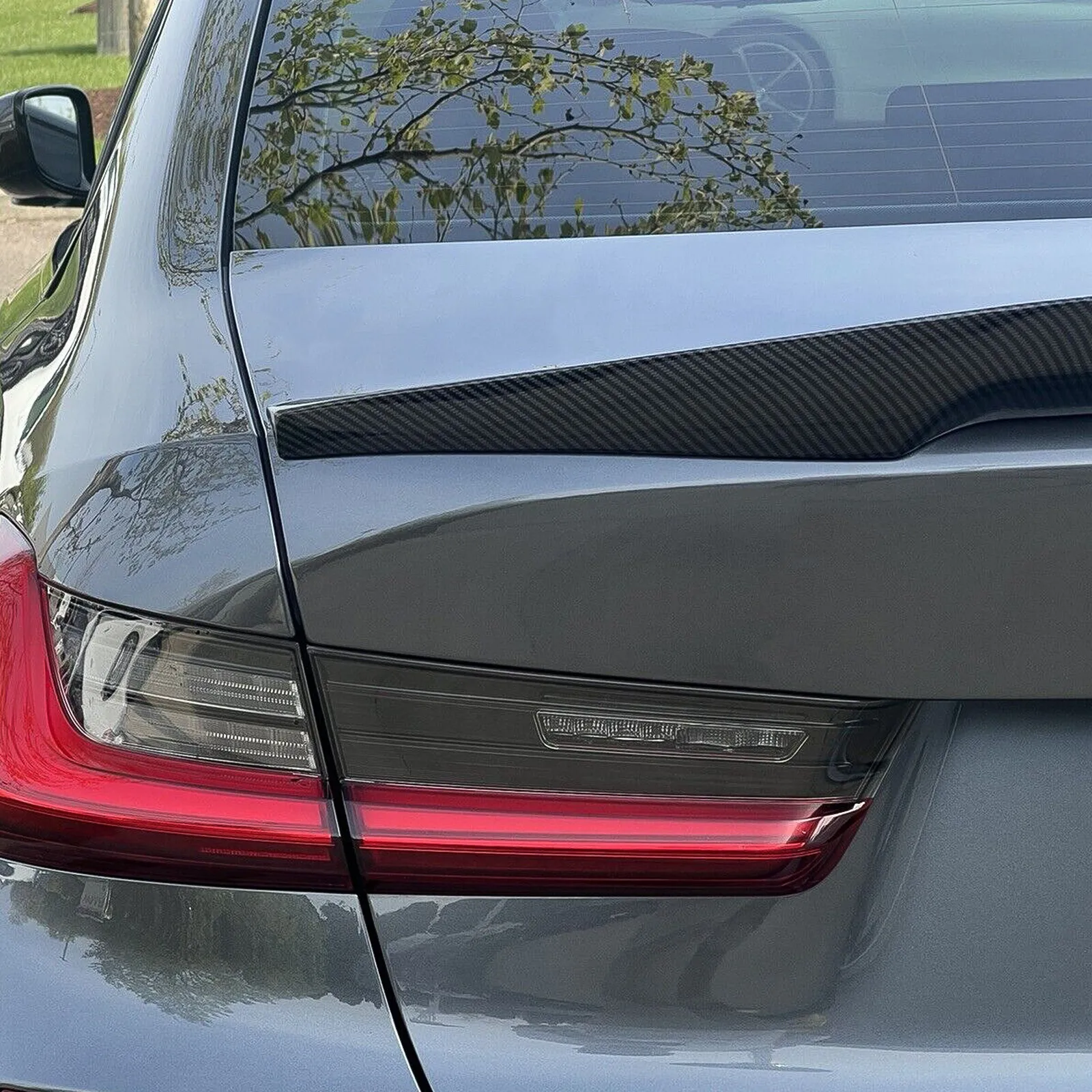 

Carbon Fiber M4 Style Trunk Spoiler Wing For 2019-2025 BMW G20 330i M340i G80 M3